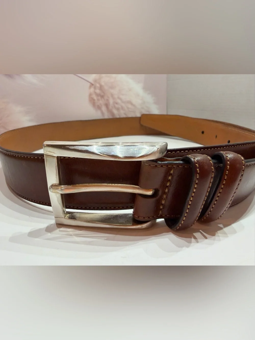 Trafalgar leather belt